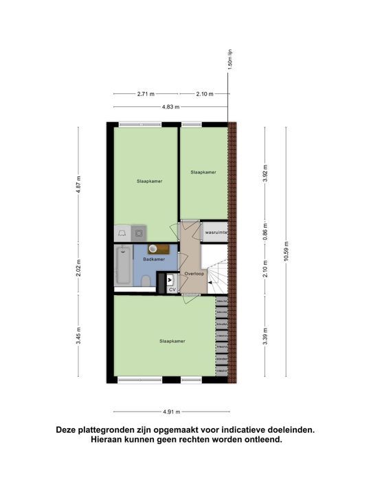 Utrechtlaan 89, Vlaardingen plattegrond-41