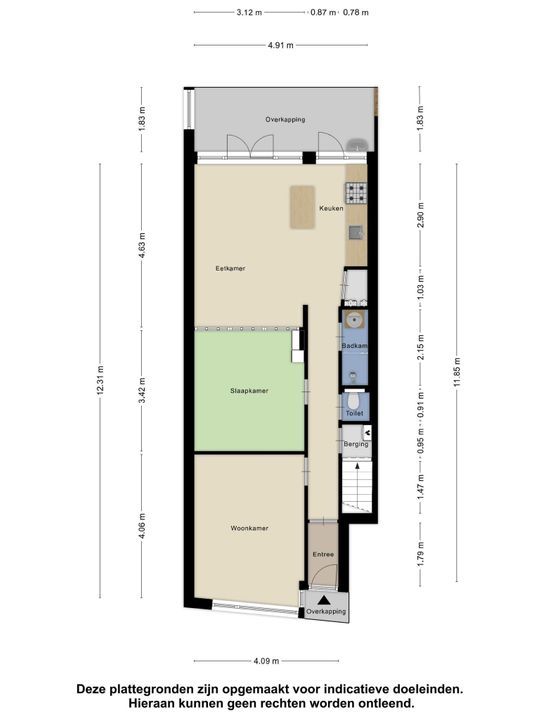 Honingerdijk 11 B, Rotterdam plattegrond-35