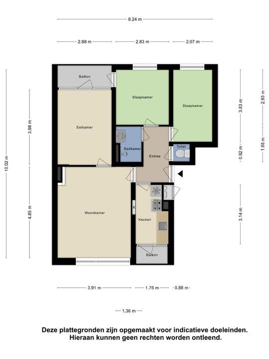 Fluitstraat 12 C, Rotterdam plattegrond-28