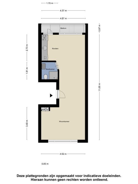 Kerdijkstraat 20 A 01, Rotterdam plattegrond-23