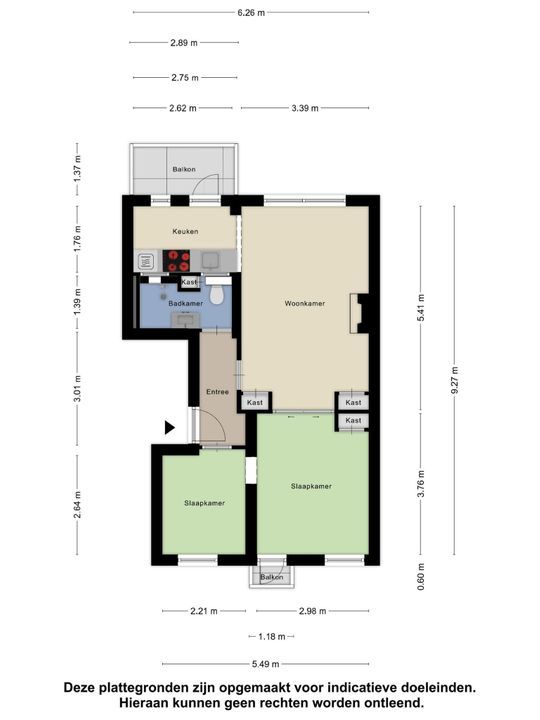 Johan de Meesterstraat 9 C, Rotterdam plattegrond-25