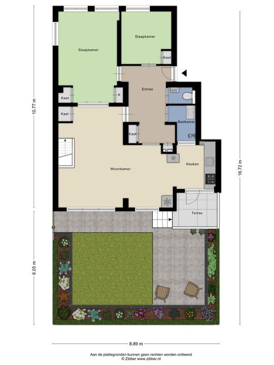 Carel van Nieveltstraat 12 A, Rotterdam plattegrond-33
