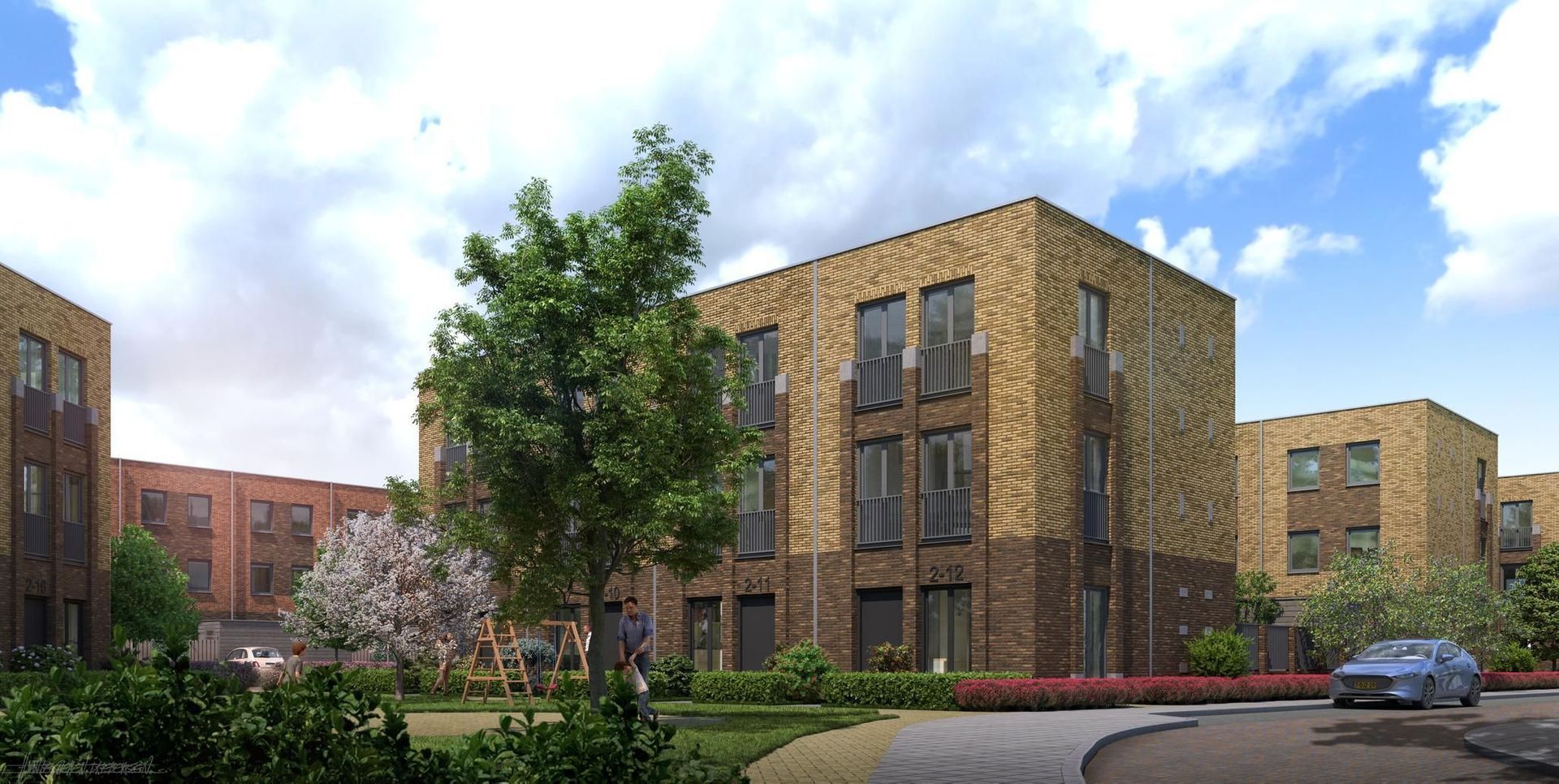 Eindwoningen Blok A B C D 8, Meppel foto-2 blur