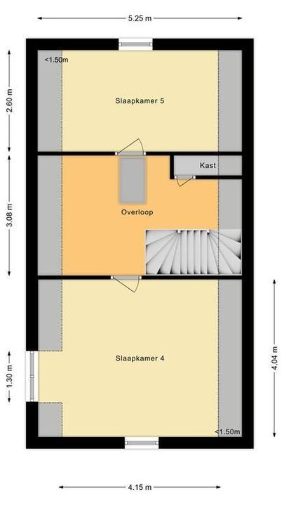 Weth. Visscherstraat 3, Wanneperveen plattegrond-59