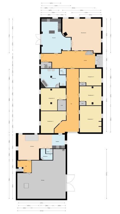 Oshaarseweg 43, Koekange plattegrond-76