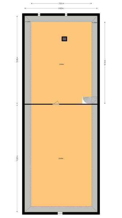 Oshaarseweg 43, Koekange plattegrond-76