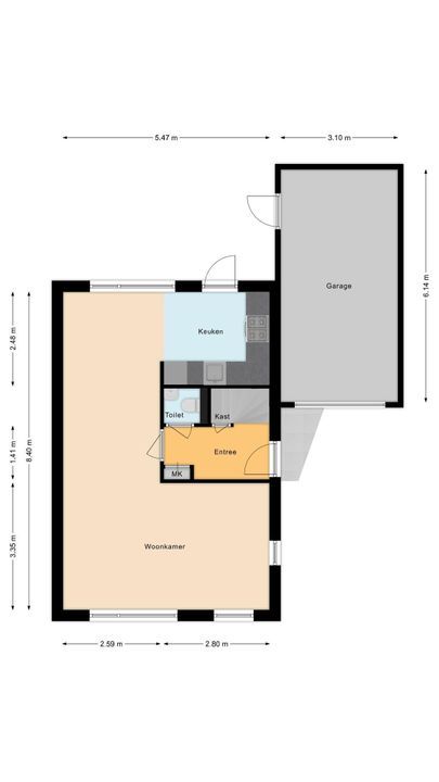 Citroenvlinder 81, Meppel plattegrond-17