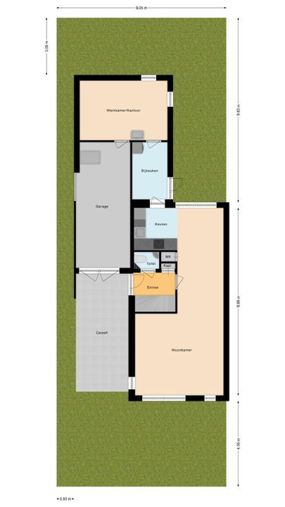 Mickelhorst 4, Ruinerwold plattegrond-43