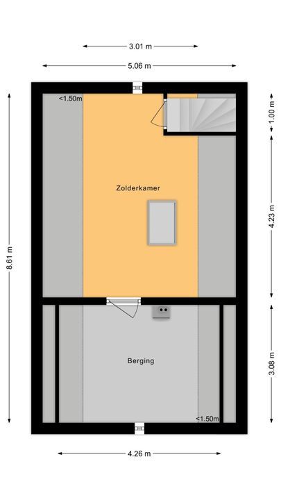 Wilhelminapark 2, Meppel plattegrond-54