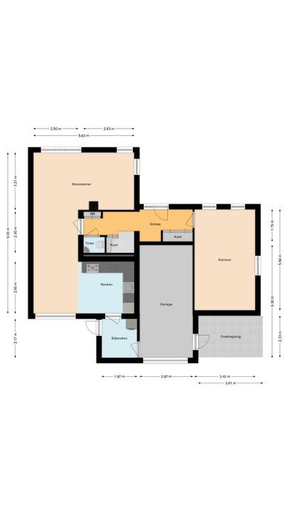 Nicolaas Oostinghweg 19, De Wijk plattegrond-35