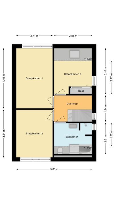 Nicolaas Oostinghweg 19, De Wijk plattegrond-35