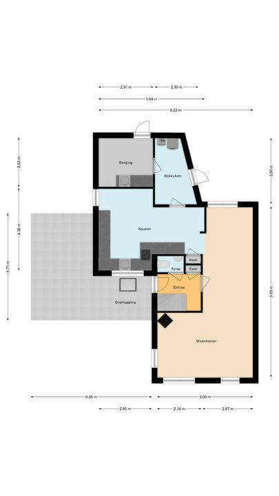 Munnikenland 24, Ruinerwold plattegrond-43