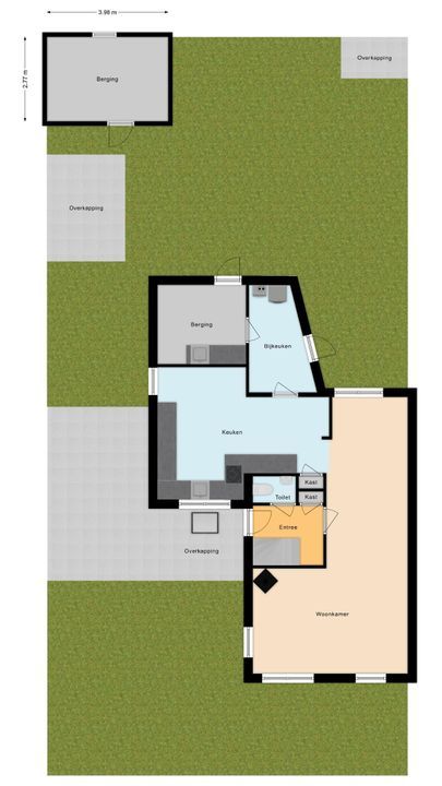 Munnikenland 24, Ruinerwold plattegrond-43