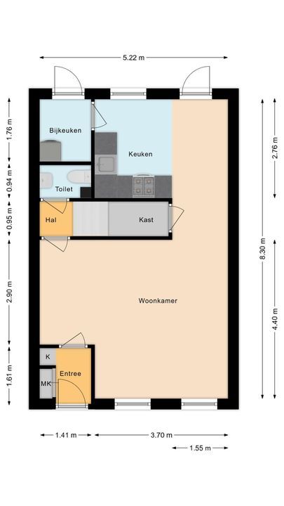 De Waag 15, Veeningen plattegrond-26