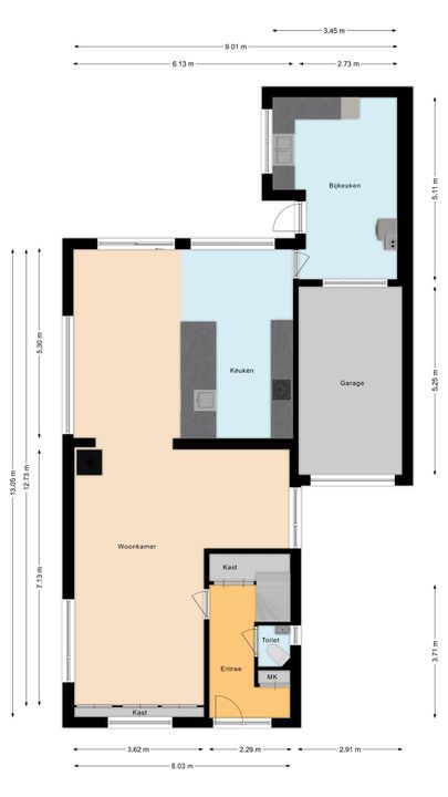 Burgemeester Brouwerstraat 23, Ruinerwold plattegrond-44