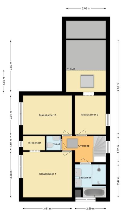 Burgemeester Brouwerstraat 23, Ruinerwold plattegrond-44