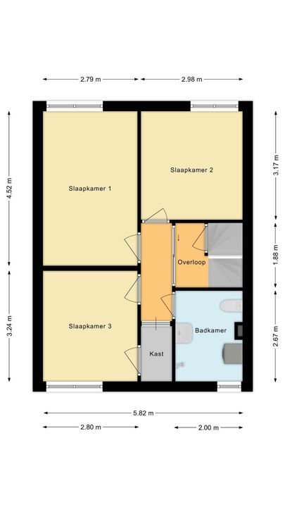 Klaas Sminklaan 10, Meppel plattegrond-28