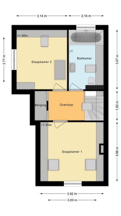 Comm d Vos v Steenwijklaan 34, Meppel plattegrond-37