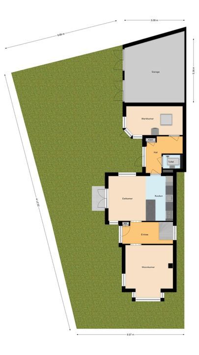 Comm d Vos v Steenwijklaan 34, Meppel plattegrond-37