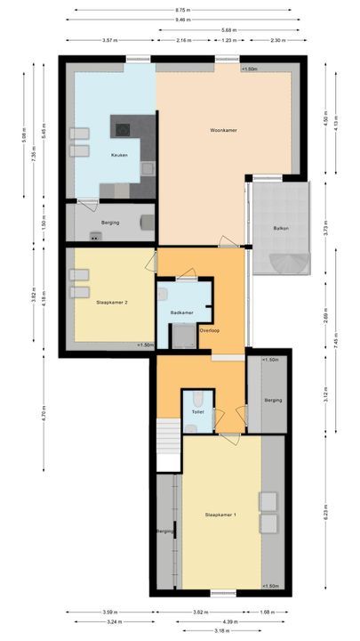 Kromme Elleboog 67, Meppel plattegrond-32