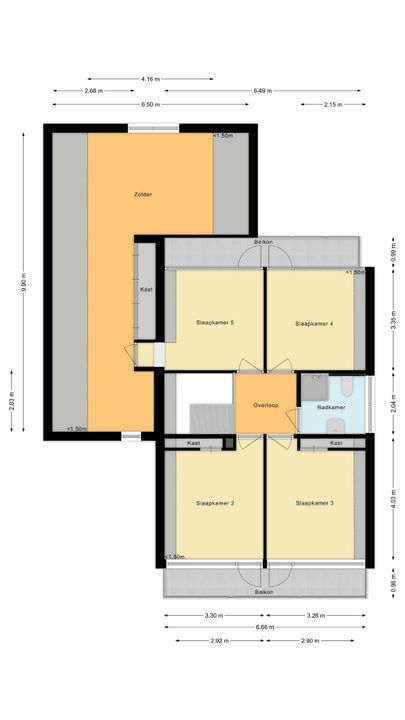 Pilotenlaan 9, Meppel plattegrond-51
