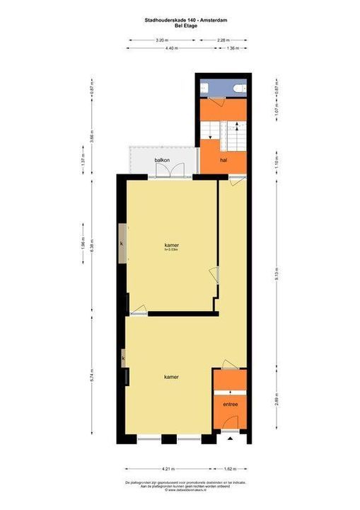 Stadhouderskade 140 -141, Amsterdam plattegrond-3