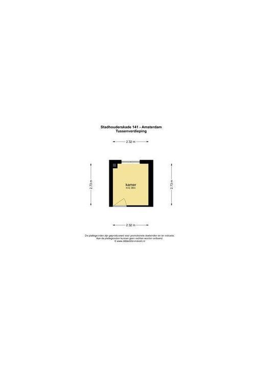 Stadhouderskade 140 -141, Amsterdam plattegrond-3