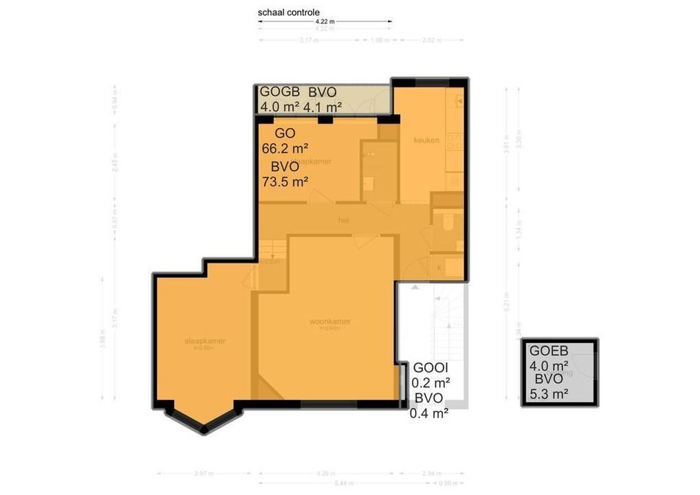 Van Hilligaertstraat 16 C, Amsterdam plattegrond-17