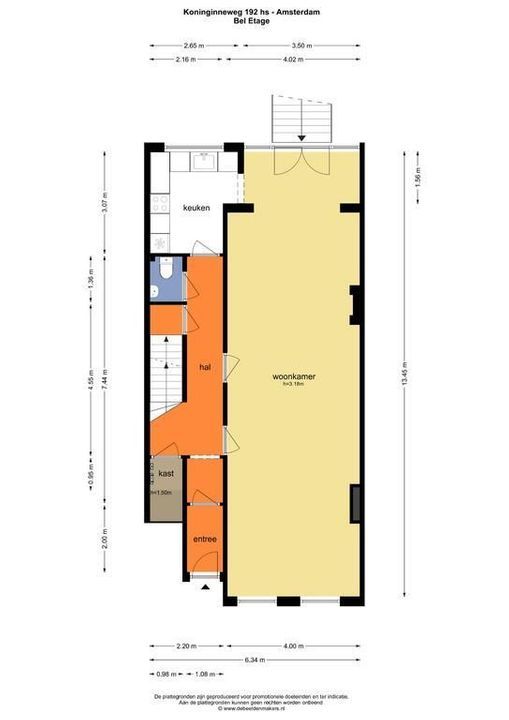 Koninginneweg 192 HS, Amsterdam plattegrond-54