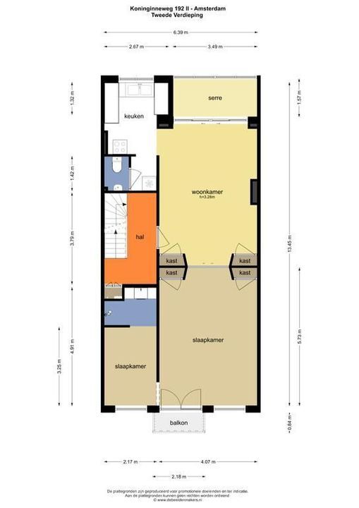 Koninginneweg 192 HS, Amsterdam plattegrond-54