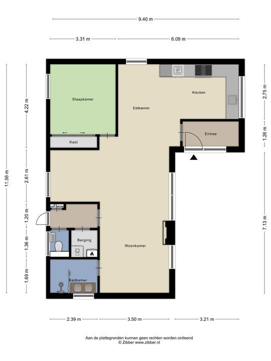 Kievit 12 B233, Baarle-Nassau plattegrond-45