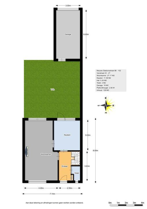 Venstraat 15, Ravels plattegrond-14