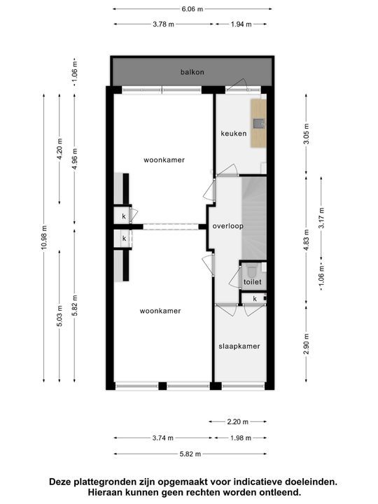 Burgemeester Knappertlaan 248 A, Schiedam plattegrond-29