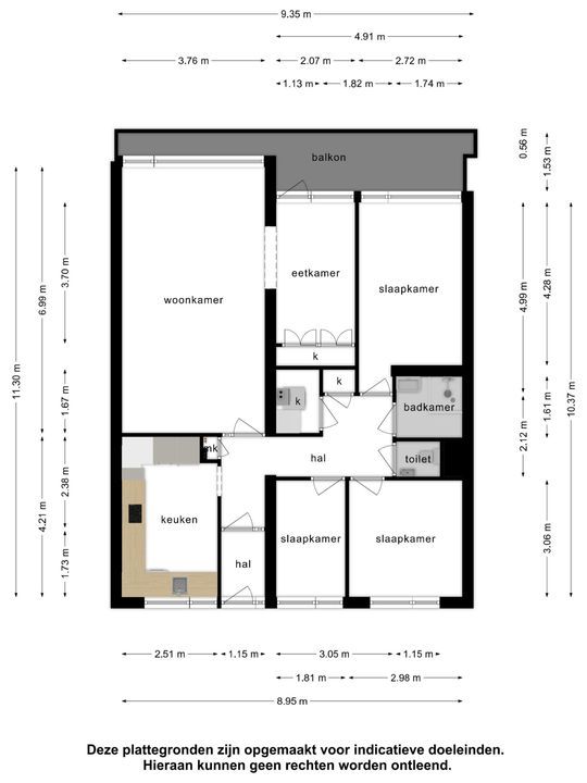 Sibeliusplein 105, Schiedam plattegrond-29