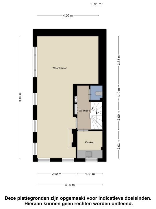 Jacob Van Lennepstraat 11 A, Schiedam plattegrond-13