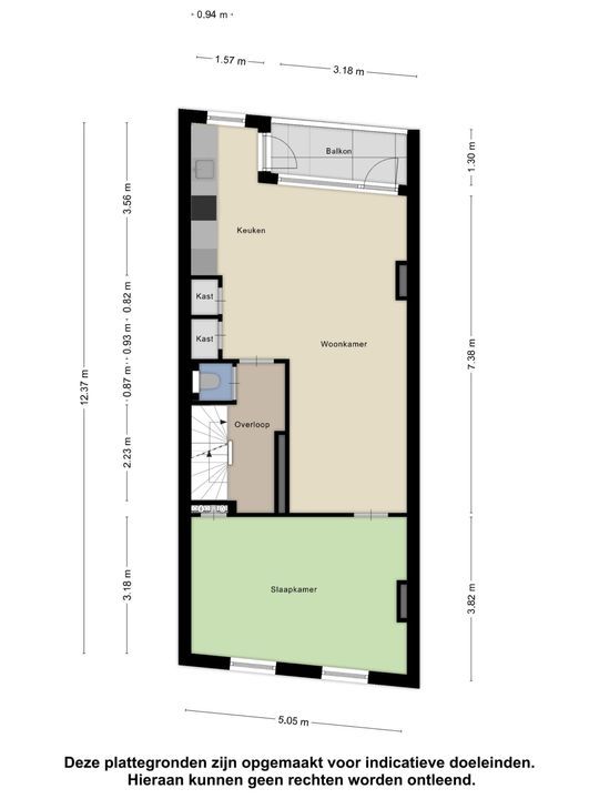 Westfrankelandsestraat 66 B, Schiedam plattegrond-24