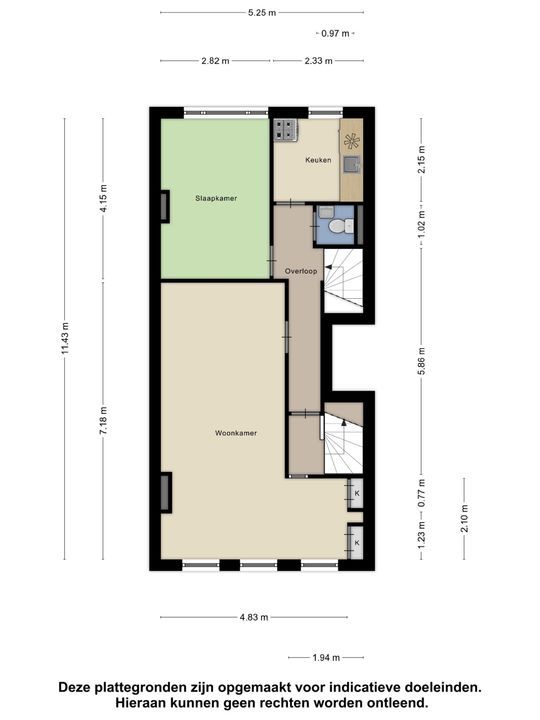 Boerhaavelaan 87 B2, Schiedam plattegrond-16