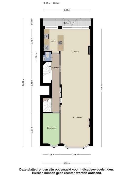 Rotterdamsedijk 445 A2, Schiedam plattegrond-25