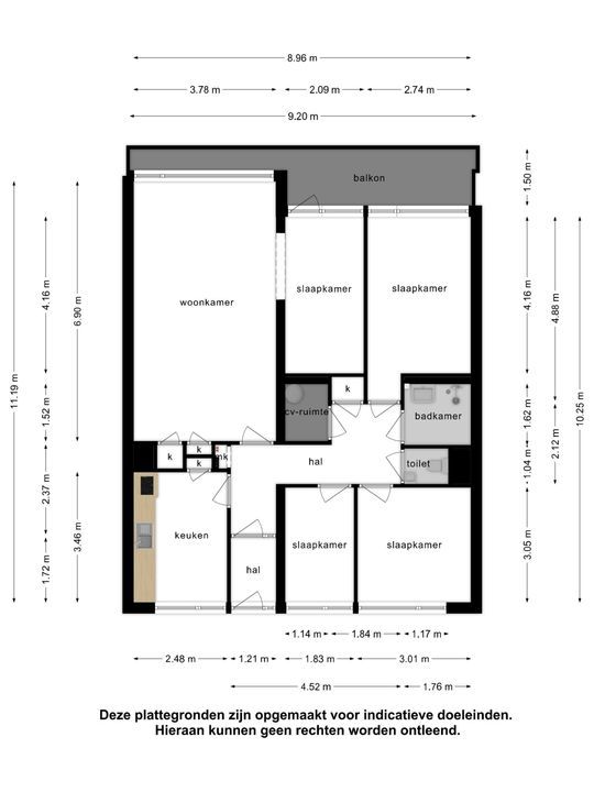 Chopinplein 60, Schiedam plattegrond-30