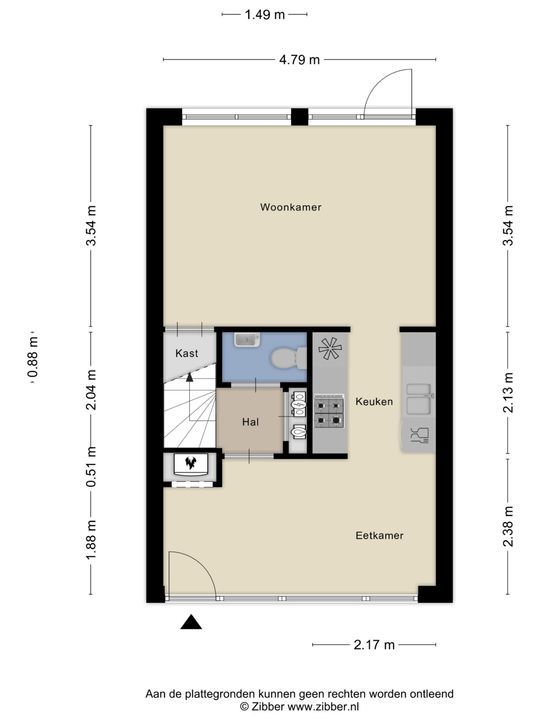 Klapwijkse Zoom 318, Berkel En Rodenrijs plattegrond-22