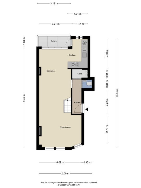 Archimedesstraat 6 A, Schiedam plattegrond-31