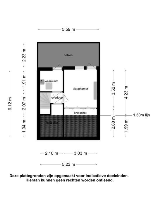 Buys Ballotsingel 31 A, Schiedam plattegrond-0