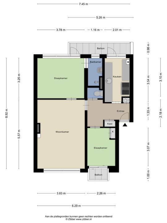 Verboomstraat 79 C, Rotterdam plattegrond-16