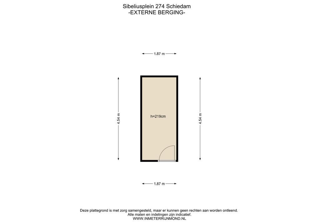 Sibeliusplein 274, Schiedam plattegrond-29