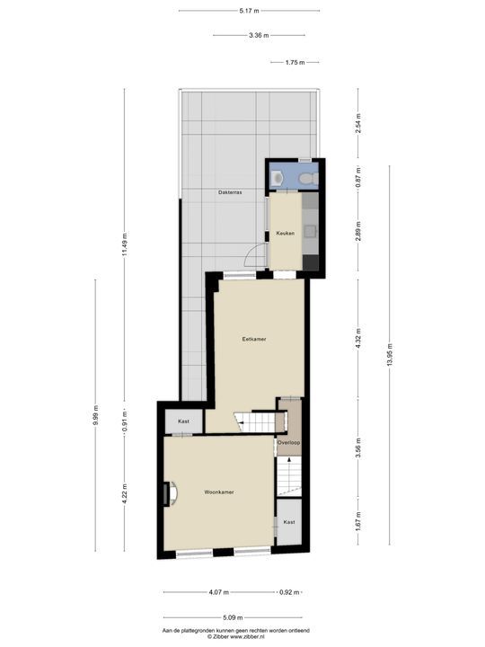 Oude Sluis 5 B, Schiedam plattegrond-32