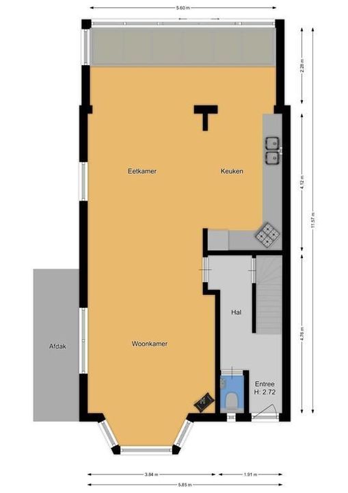 Spoorlaan 38, Hollandsche Rading plattegrond-37