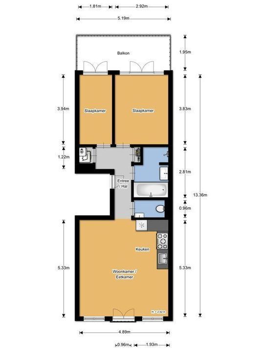 Tweede Oosterparkstraat 39 D, Amsterdam plattegrond-22