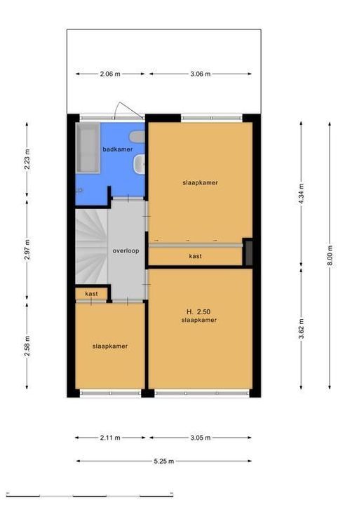 Vossiuslaan 8, Bussum plattegrond-32