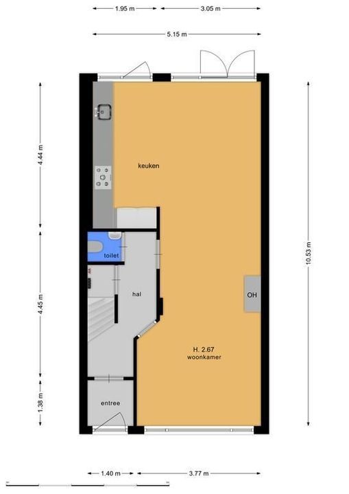 Vossiuslaan 8, Bussum plattegrond-32