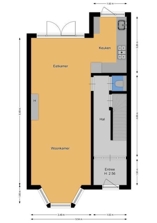 Van Beuningenstraat 3, Hilversum plattegrond-29